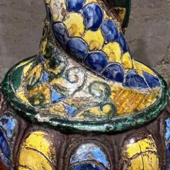  Fantoni 1950s Italian Pottery Table Lamp by artist sculptor Zulimo Aretini - 3311593