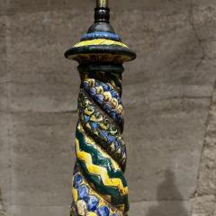  Fantoni 1950s Italian Pottery Table Lamp by artist sculptor Zulimo Aretini - 3311594