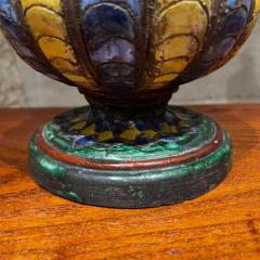  Fantoni 1950s Italian Pottery Table Lamp by artist sculptor Zulimo Aretini - 3311595