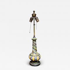  Fantoni 1950s Italian Pottery Table Lamp by artist sculptor Zulimo Aretini - 3315557