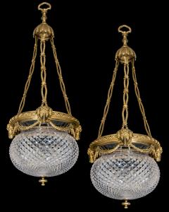  Faraday Sons A PAIR OF EARLY 20TH CENTURY GILT BRONZE BOWL LIGHTS BY FARADAY SON - 4399378