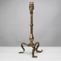  Faraday Sons Faraday Sons A Near Pair of Arts Crafts Pullman Coach Brass Table Lights - 4183020