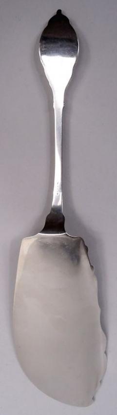  Farrington Hunnewell Farrington Hunnewell Medallion Boston Coin Silver Fish Serving Pair - 4337669