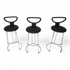  Fasem Fasem Italia 3 piece set of postmodern bar stools by Nobu Tanigawa 1990 - 4741614