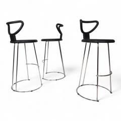  Fasem Fasem Italia 3 piece set of postmodern bar stools by Nobu Tanigawa 1990 - 4741619