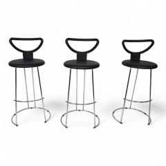  Fasem Fasem Italia 3 piece set of postmodern bar stools by Nobu Tanigawa 1990 - 4741623