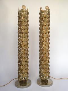  Faustig Pair of Brass Floor Lamps by Faustig Germany 1970s - 520669