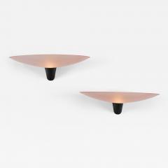  Federico de Majo Soft pink Italian Murano glass Teo wall lights signed by Federico De Majo - 4246788