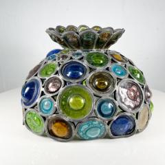  Feders 1970s Felipe Delfinger Feders HandCrafted Art Glass Lamp Shade from Mexico - 2948360