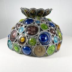  Feders 1970s Felipe Delfinger Feders HandCrafted Art Glass Lamp Shade from Mexico - 2948365