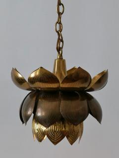  Feldman Lighting Co Amazing Mid Century Modern Brass Lotus Pendant Lamp by Feldman Lighting 1960s - 1801438