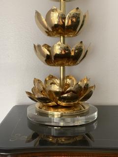  Feldman Lighting Co Brass Lotus Lamp - 1049062