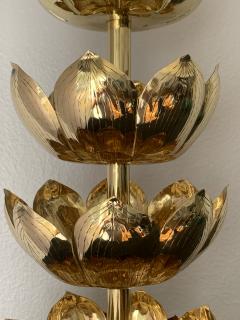  Feldman Lighting Co Brass Lotus Lamp - 1049067