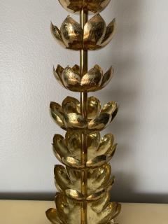  Feldman Lighting Co Brass Lotus Lamp - 2521884