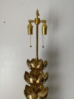  Feldman Lighting Co Brass Lotus Lamp - 2521885