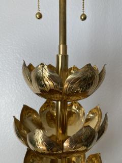  Feldman Lighting Co Brass Lotus Lamp - 2521886