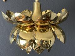  Feldman Lighting Co Small Brass Lotus Light Pendant - 3711442