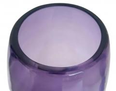  Fendi Casa Fendi Casa Hand blown Vetri Glass Art stico Murano Vase Amethyst Faceted Cut - 4045404