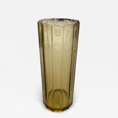  Fendi Fendi Murano Glass Fum Faceted Vase - 3846580