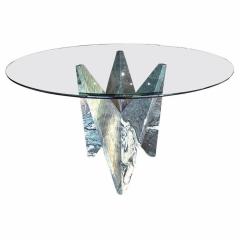  Ferrari A Fine Faceted Serpentine Marble Table by Ferrari - 4171451
