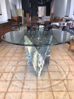  Ferrari A Fine Faceted Serpentine Marble Table by Ferrari - 4651145