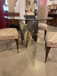  Ferrari A Fine Faceted Serpentine Marble Table by Ferrari - 4651188
