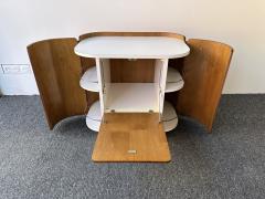  Fiarm Wood Dry Bar Cart by FIARM Italy 1960s - 4191360