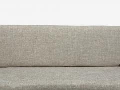  Ficks Reed Ficks Reed Three Seater Sofa Bamboo Cane Beige Tweed USA 1950s - 4654034