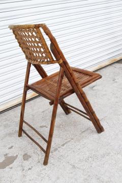  Ficks Reed Pair of Vintage Folding Bamboo Chairs - 3163497