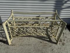 Ficks Reed Set of 6 Ficks Reed Boho Chic Bamboo Swivel Dining Chairs - 4365233