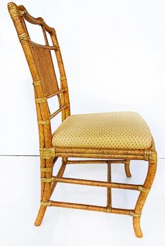  Ficks Reed Vintage Ficks Reed Chinoiserie Rattan Dining Chairs Set of 6 - 3502769