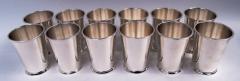  Fisher Silversmiths Inc Set of 12 Fisher Tall Sterling Silver Mint Julep Cups - 4337091