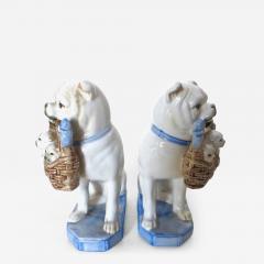  Fitz Floyd Pair Porcelain Bulldogs with Puppies by Fitz and Floyd Co American - 2720500