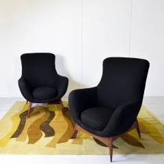  Flexform Flexform set of two armchairs 1950s - 3988701