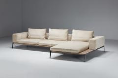  Flexform Lifesteel White Three Seater Sofa designed by Antonio Citterio for Flexform - 2152293