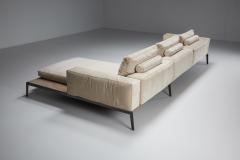  Flexform Lifesteel White Three Seater Sofa designed by Antonio Citterio for Flexform - 2152360