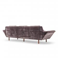  Flexsteel Flexsteel Mid Century Walnut Thunderbird Sofa - 4503070