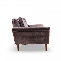  Flexsteel Flexsteel Mid Century Walnut Thunderbird Sofa - 4503071