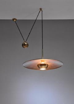  Florian Schulz Florian Schulz brass Onos pendant with counterweight Germany 1970s - 760115