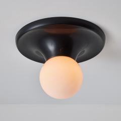  Flos 1960s Achille Castiglioni Light Ball Wall or Ceiling Lamp in Black for Flos - 2999046