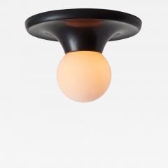  Flos 1960s Achille Castiglioni Light Ball Wall or Ceiling Lamp in Black for Flos - 3002407