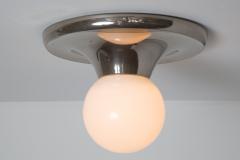  Flos 1960s Achille Castiglioni Nickel Light Ball Wall or Ceiling Lamp for Flos - 2515489