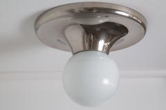  Flos 1960s Achille Castiglioni Nickel Light Ball Wall or Ceiling Lamp for Flos - 2515491