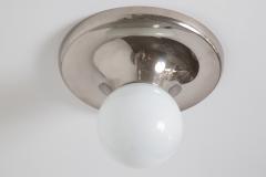  Flos 1960s Achille Castiglioni Nickel Light Ball Wall or Ceiling Lamp for Flos - 2515494