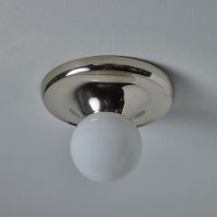  Flos 1960s Achille Castiglioni Nickel Light Ball Wall or Ceiling Lamp for Flos - 3366010