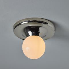  Flos 1960s Achille Castiglioni Nickel Light Ball Wall or Ceiling Lamp for Flos - 3366011