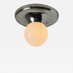  Flos 1960s Achille Castiglioni Nickel Light Ball Wall or Ceiling Lamp for Flos - 3372716