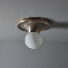  Flos 1960s Flos Achille Castiglioni Pier Giacomo Nickel Light Ball Ceiling Lamp - 4104505