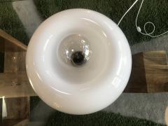  Flos Flos White Hand Blown Murano Glass Table Lamp Italy Space Age - 937580