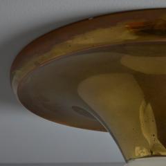  Flos Large Brass 1960s Castiglioni and Giacomo Light Ball Wall or Ceiling Lamp - 3946742